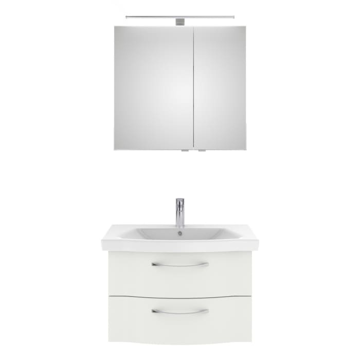 Pelipal Serie 6005 Badmöbel-Set 82 cm, inkl. Spiegelschrank