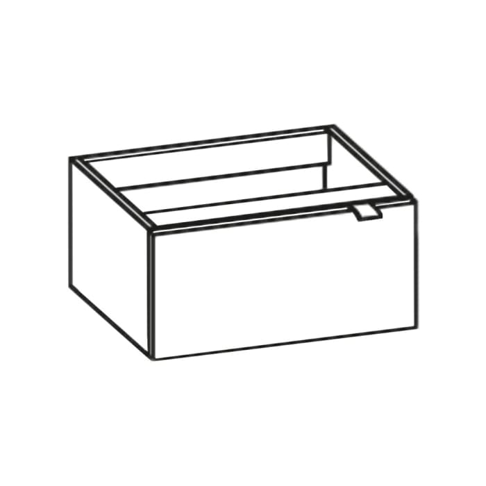 Pelipal Serie 6915 Waschtischunterschrank 50 x 32 x 24 cm mit 1 Drehtür, Anschlag links