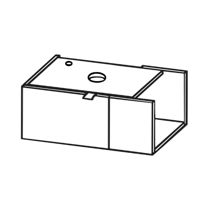 Pelipal Serie 6915 Waschtischunterschrank 60 x 32 x 24 cm mit 2 Drehtüren, Anschlag links