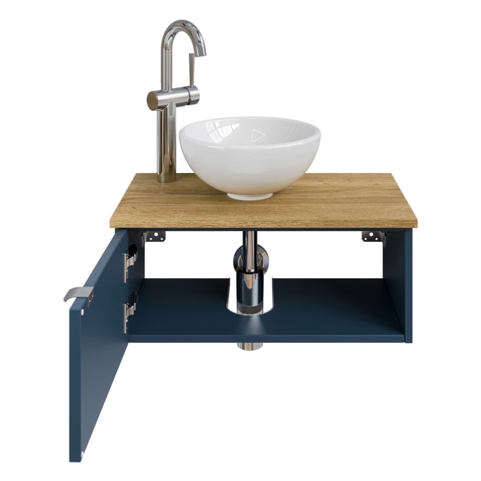 Pelipal Serie 6915 Waschtischunterschrank 60 x 32 x 24 cm mit 1 Drehtür, Anschlag links