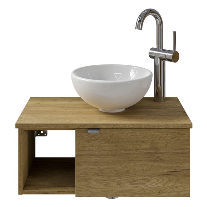 Pelipal Serie 6915 Waschtischunterschrank 60 x 32 x 24 cm mit 1 Drehtür, Anschlag rechts