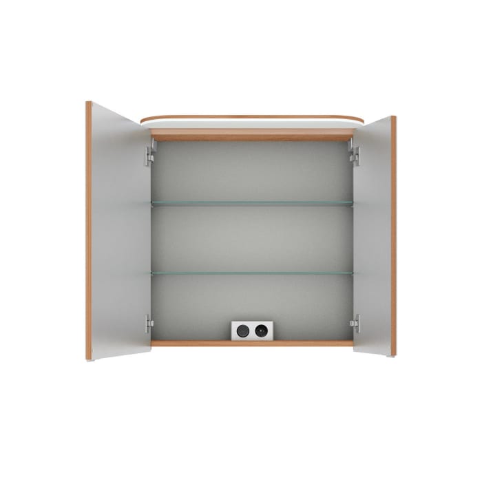 Pelipal Balto Spiegelschrank 70 cm mit LED-Kranzbeleuchtung