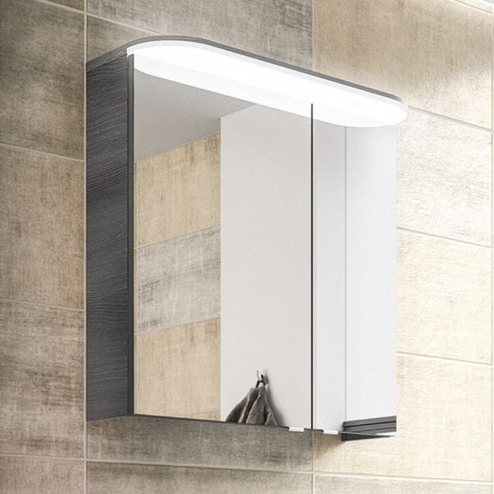 Pelipal Balto Spiegelschrank 70 cm mit LED-Kranzbeleuchtung