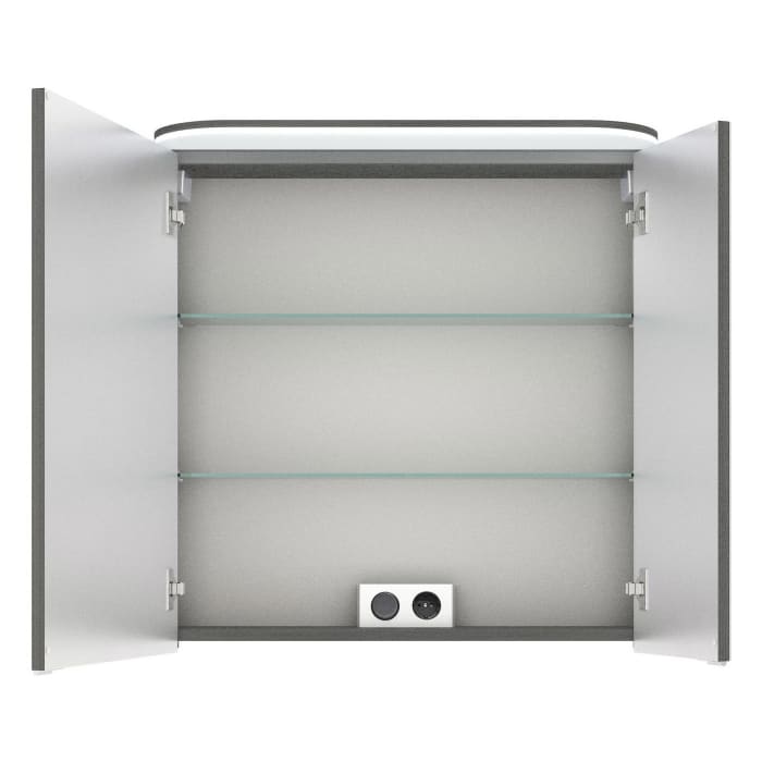 Pelipal Balto Spiegelschrank 70 cm mit LED-Kranzbeleuchtung