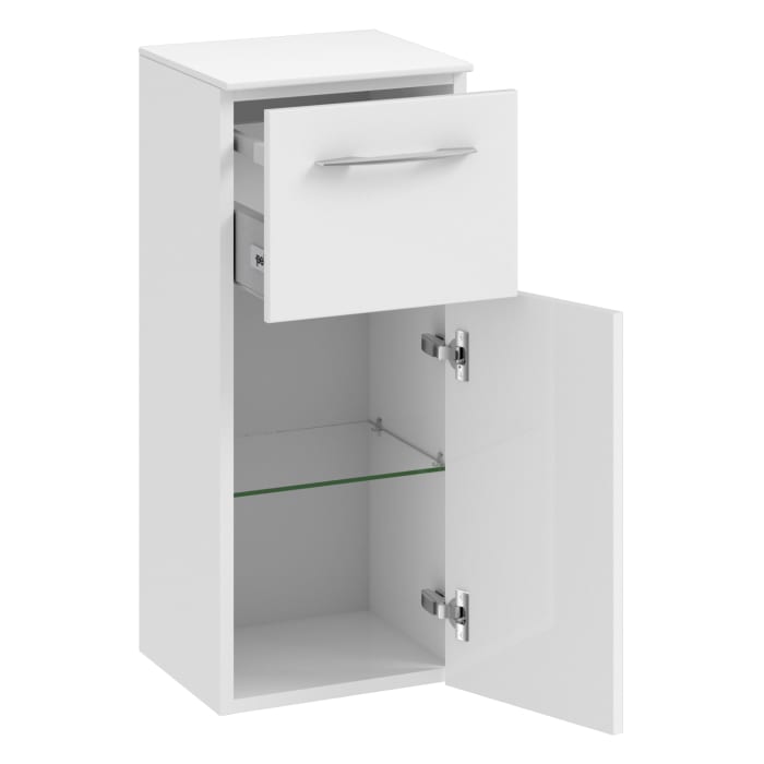 Pelipal Cassca Highboard 30 x 73 cm mit 1 Drehtür und 1 Auszug