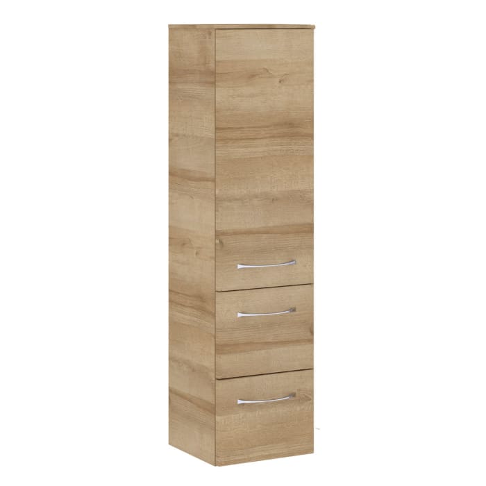 Pelipal Serie 6005 Midischrank 30 x 121 cm mit 1 Drehtür und 2 Auszügen