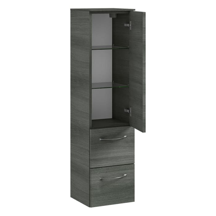 Pelipal Serie 6005 Midischrank 30 x 121 cm mit 1 Drehtür und 2 Auszügen