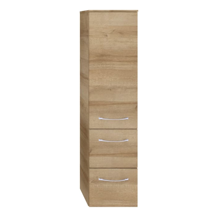 Pelipal Serie 6005 Midischrank 30 x 121 cm mit 1 Drehtür und 2 Auszügen