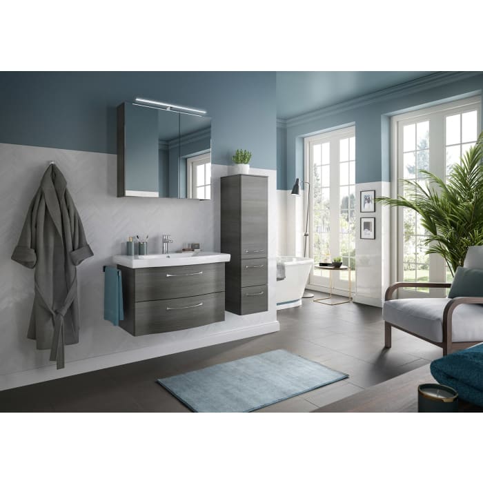 Pelipal Serie 6005 Midischrank 30 x 121 cm mit 1 Drehtür und 2 Auszügen