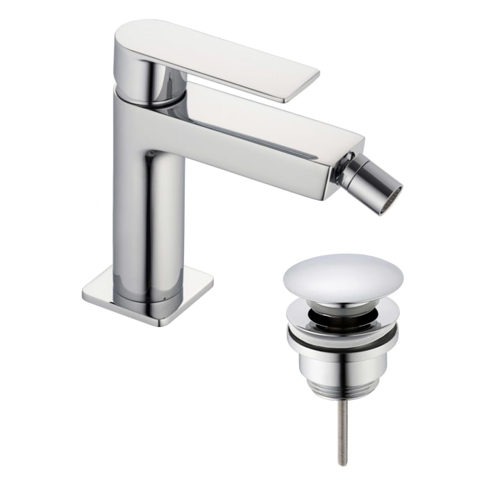pianura Giulia Bidet-Einhebelmischer, wassersparend inkl. Pop Up Ablaufventil