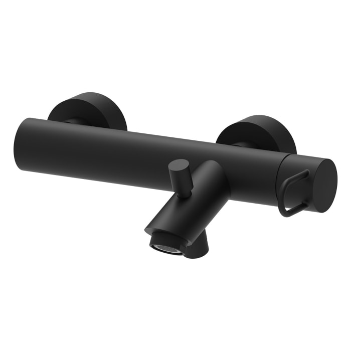 pianura Stella Badewannen-Einhebelmischer Aufputz mit Brauseanschluss