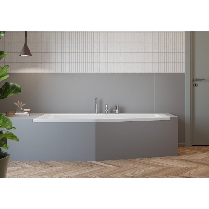 pianura Gina Raumsparwanne 170 x 75 cm Ecke links