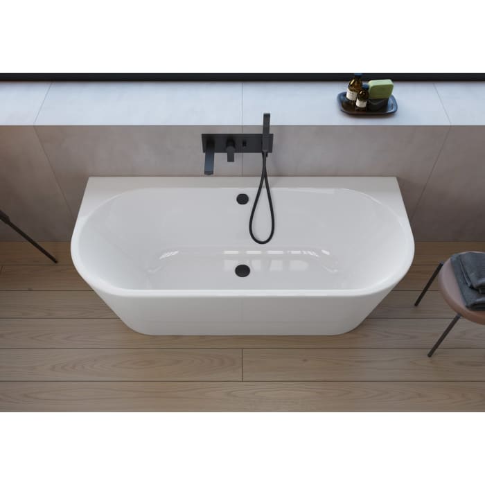 pianura Valentina Vorwand-Badewanne 180 x 80 cm