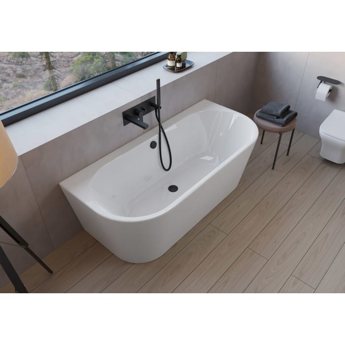 pianura Valentina Vorwand-Badewanne 180 x 80 cm