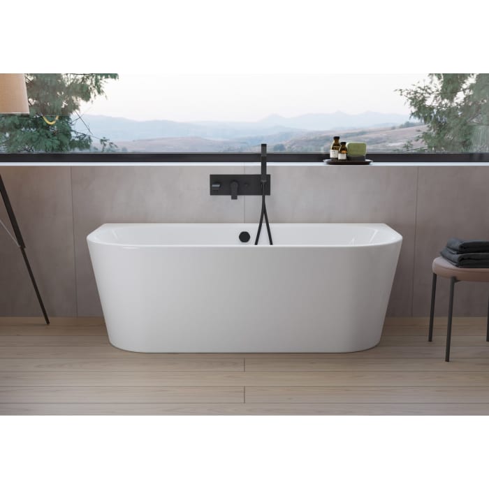 pianura Valentina Vorwand-Badewanne 180 x 80 cm