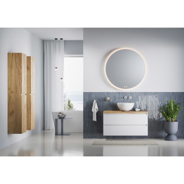 pianura Stella Waschtischunterschrank 100,5 cm mit Aufsatzwaschtisch Emma