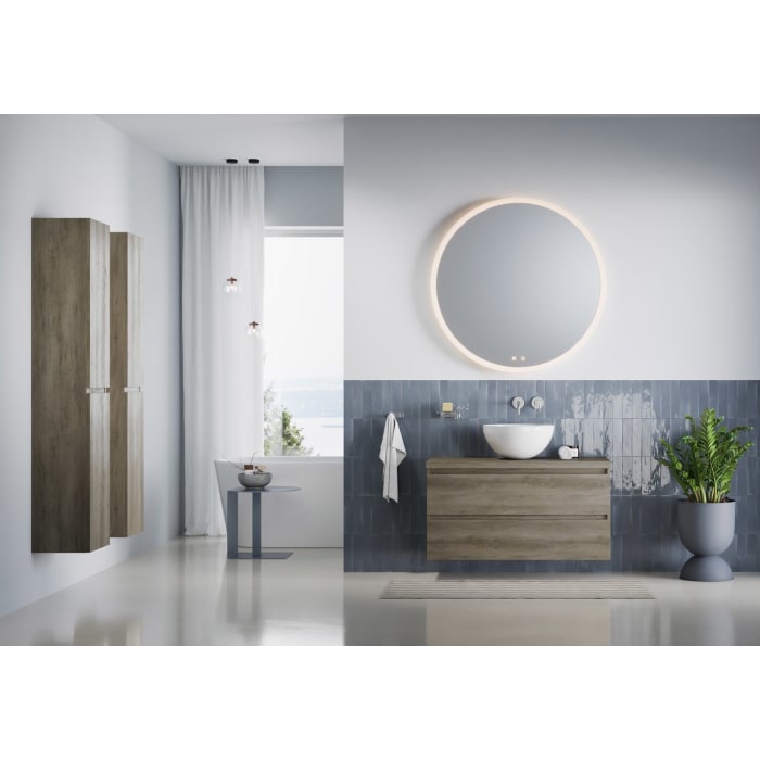 pianura Stella Waschtischunterschrank 100,5 cm mit Aufsatzwaschtisch Emma