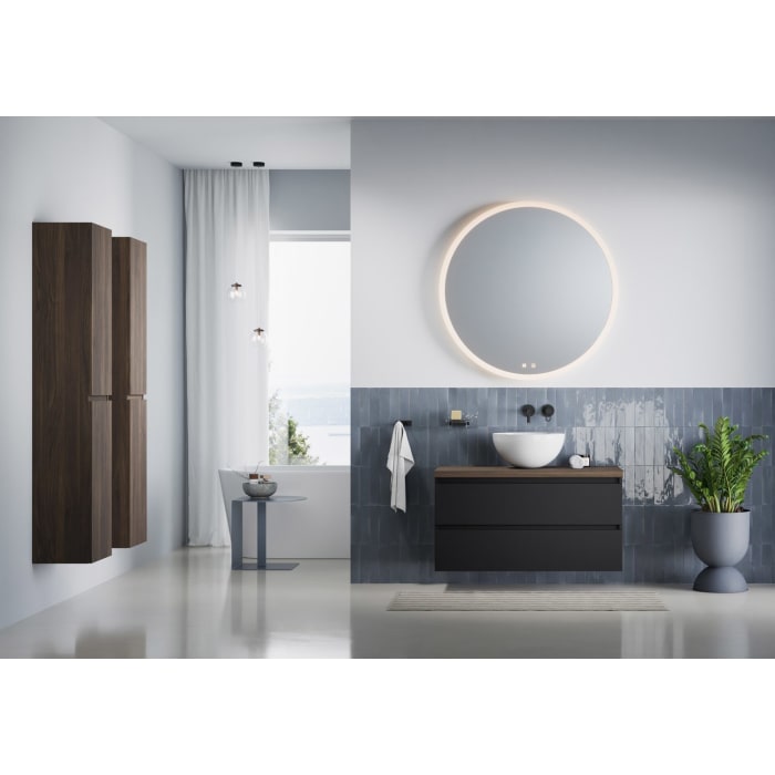 pianura Stella Waschtischunterschrank 100,5 cm mit Aufsatzwaschtisch Emma