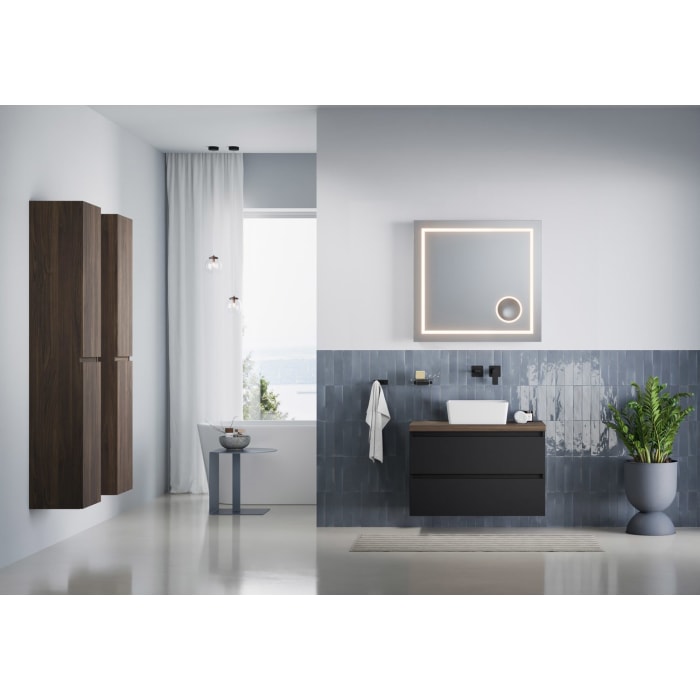 pianura Stella Waschtischunterschrank 80,5 cm mit Aufsatzwaschtisch Sole