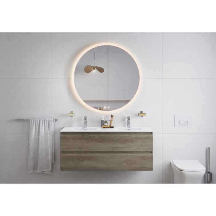 pianura Mia LED Badspiegel mit Spiegelheizung und einer Breite von 100 cm