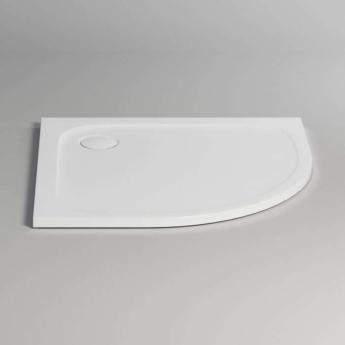 pianura Emilia mineral Viertelkreis-Duschwanne 90 x 90 x 3 cm