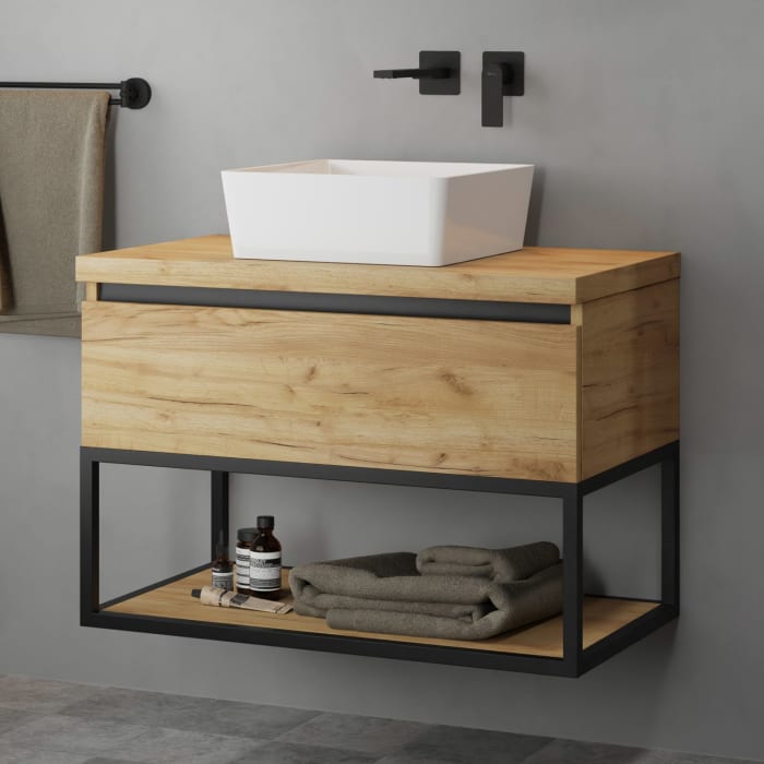 pianura Giulia Waschtisch mit Unterschrank 80 cm