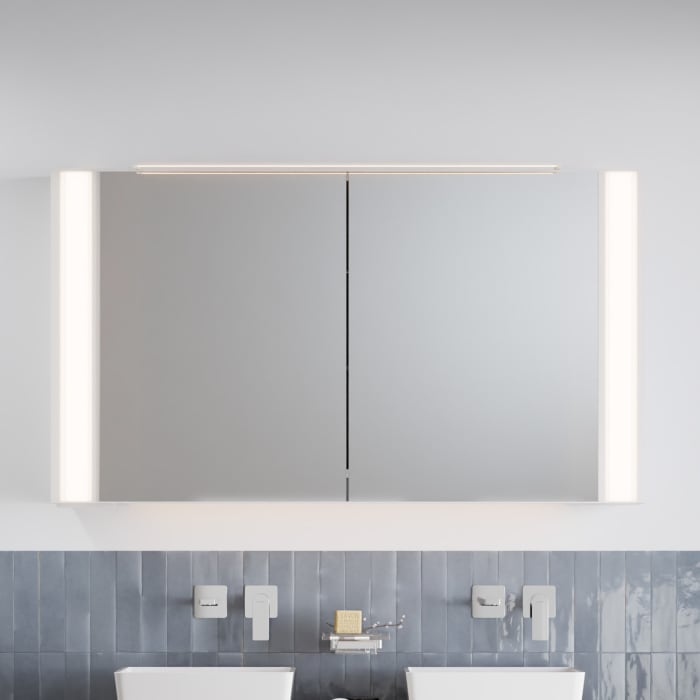 pianura Claudia LED-Spiegelschrank 140 x 70 cm