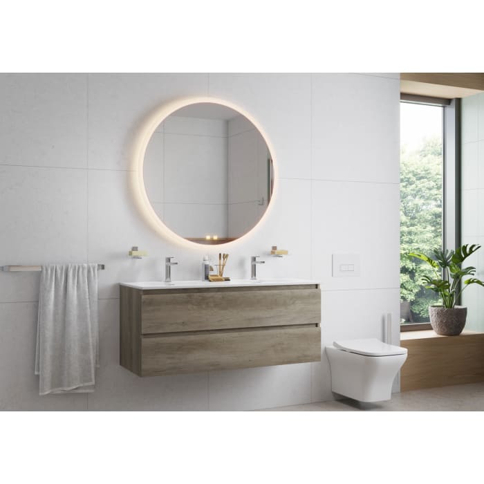 pianura Stella Badmöbel Set 122 cm mit LED-Lichtspiegel