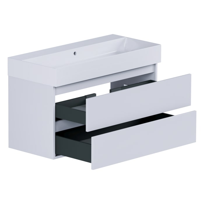 pianura Stella Waschtisch mit Unterschrank 101 cm, ohne Hahnloch