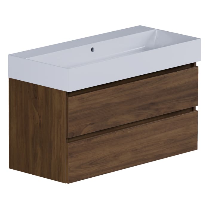 pianura Stella Waschtisch mit Unterschrank 101 cm, ohne Hahnloch