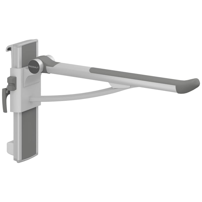 Pressalit PLUS Stützklappgriff 77 cm links höhen- u. seitlich verstellbar