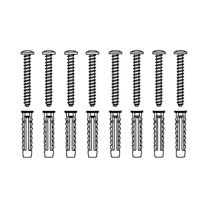 Pressalit Befestigungsmaterial für massives Mauerwerk