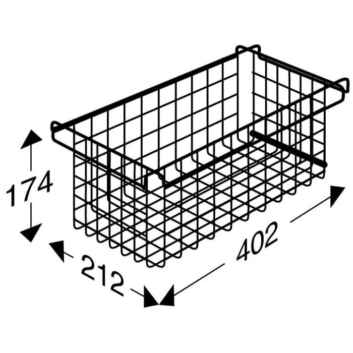 Pressalit Universal Ablagekorb für Handtücher