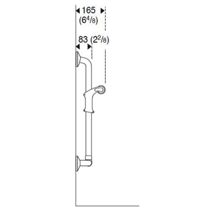 Pressalit PLUS Brausekopfhalterung