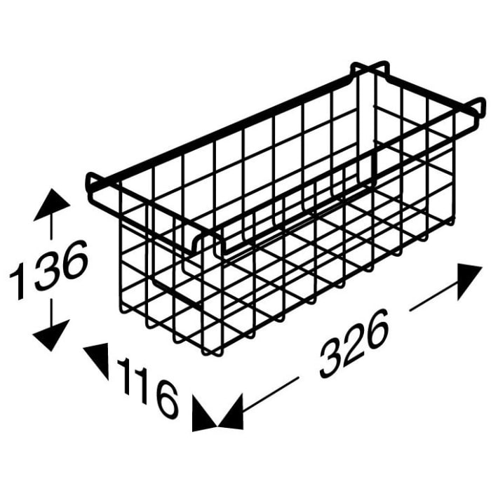 Pressalit Universal Ablagekorb