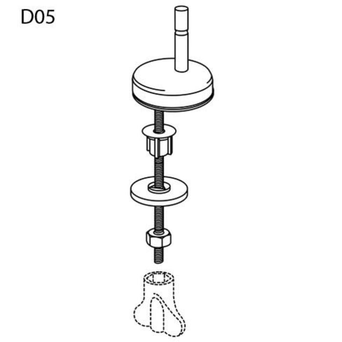 Pressalit WC-Sitz Scandinavia PLUS 758 mit Absenkautomatik inkl. D05 Universalscharnier