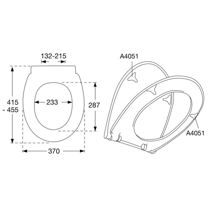 Pressalit WC-Sitz ConCordia 544 mit Absenkautomatik u. Liftoff