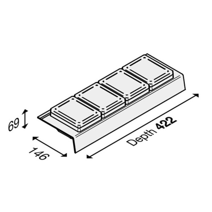 progettobagno Schubladeneinrichtungsset