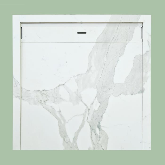 progettobagno Diamante Duschwanne 100 x 100 x 3,3 cm Feinsteinzeug Laminam®