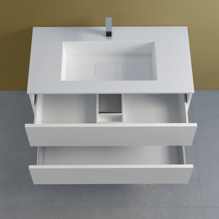 progettobagno Elba Lago Waschtisch mit Unterschrank 80 cm