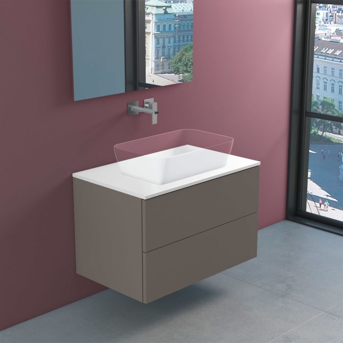 progettobagno Elba Modular Waschtischkonsole 80 cm