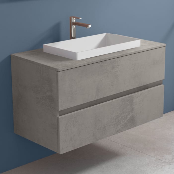 progettobagno Evo 54 ELY Waschtischunterschrank 120 cm mit Einbauwaschtisch