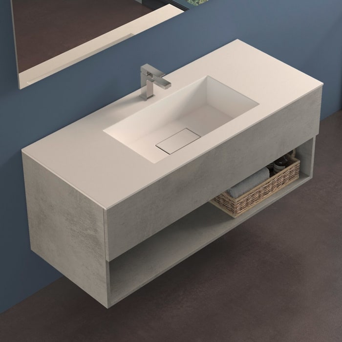 progettobagno Evo 54 Lago Uno Waschtisch mit Unterschrank  120 cm