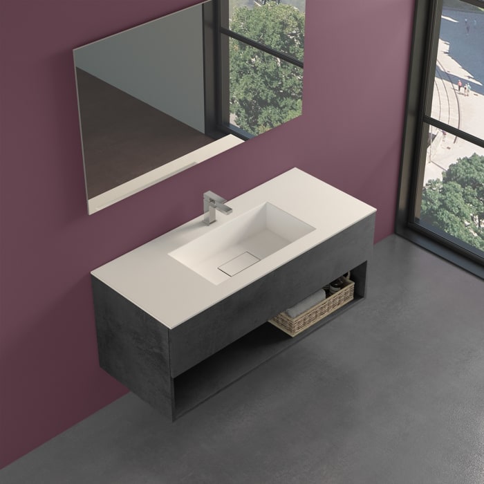 progettobagno Evo 54 Lago Uno Waschtisch mit Unterschrank  120 cm