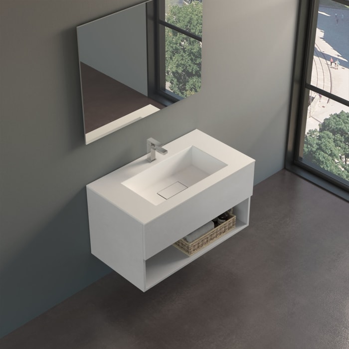 progettobagno Evo 54 Lago Uno Waschtisch mit Unterschrank  90 cm