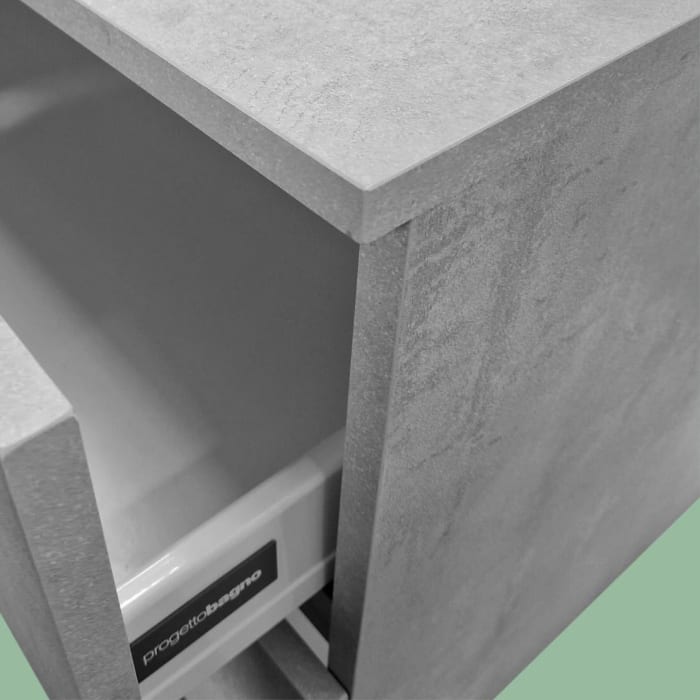 progettobagno Evo 54 Modular Waschtischkonsole 120 cm , Ausführung links