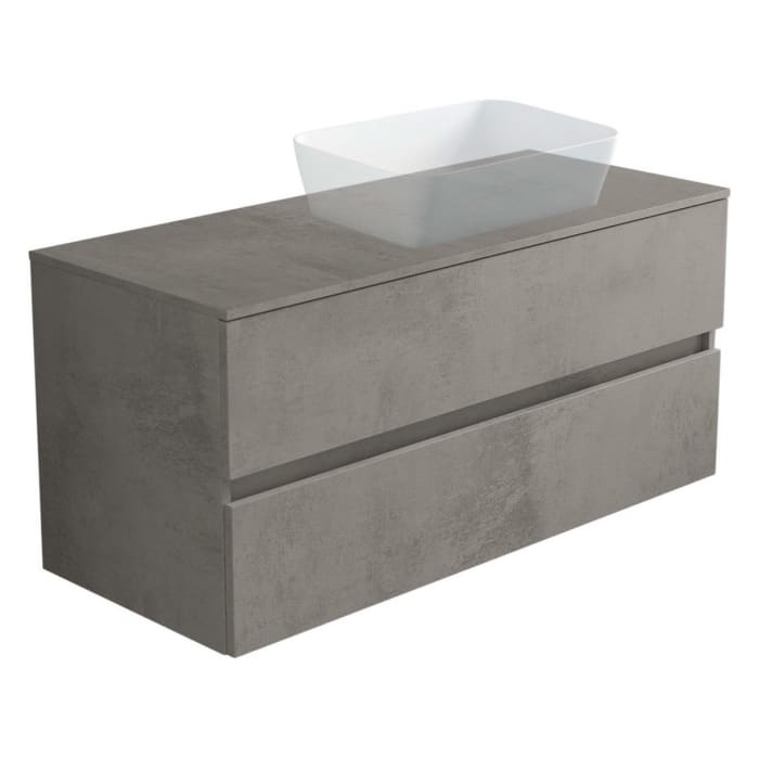 progettobagno Evo 54 Modular Waschtischkonsole 120 cm , Ausführung rechts