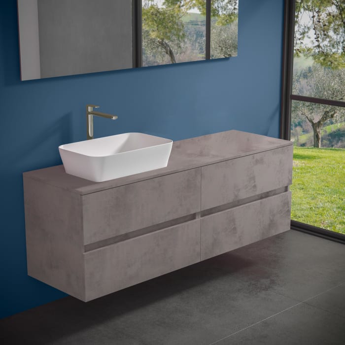 progettobagno Evo 54 Modular Waschtischkonsole 160 cm, Ausführung  links