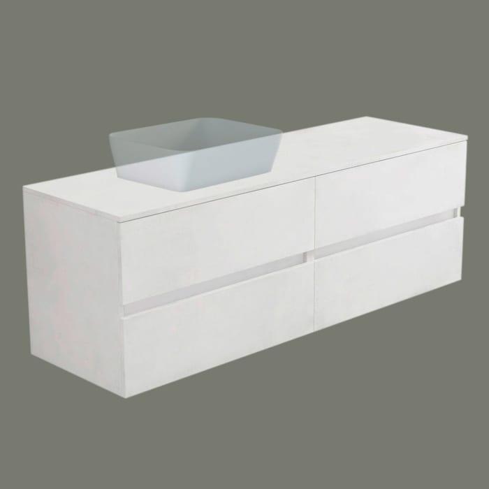 progettobagno Evo 54 Modular Waschtischkonsole 180 cm, Ausführung  links