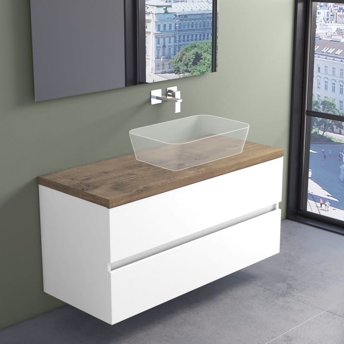 progettobagno Evo Terra Waschtischkonsole 120 cm , Ausführung rechts